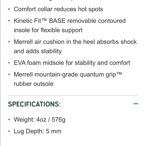 Merrell Women’s Bravada Hiking Shoe - Picture 9 of 9